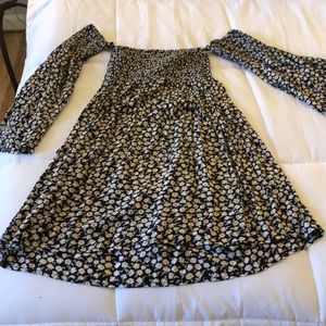 Mini, long sleeve dress